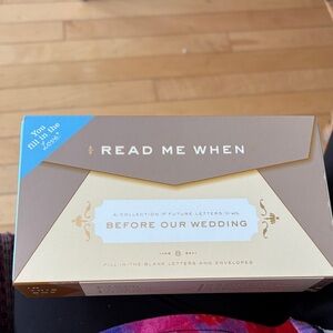 Read Me When Wedding Letters Set (8) ⭐️2 for 1⭐️